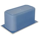 Carlisle 1/3 Size Coldmaster Coolcheck Food Pan - Plastic, White/Blue (CM1103C1402) thumbnail 4