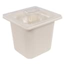 Carlisle Coldmaster 1/6 Size Food Pan - 6"D, White (CM110402) thumbnail 3