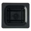 Carlisle Coldmaster 1/6 Size Food Pan - 6"D, Black (CM110403) thumbnail 2
