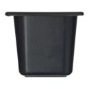 Carlisle Coldmaster 1/6 Size Food Pan - 6"D, Black (CM110403) thumbnail 3