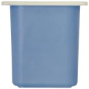 Carlisle 1/6 Size Coldmaster Coolcheck Food Pan, 6" Deep, 1 7/10 qt Capacity, White/Blue (CM1105C1402) thumbnail 2