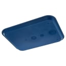 Carlisle Plastic Cafeteria Tray - 13 4/5"L x 10 3/4"W, Blue (CT101414) thumbnail 3