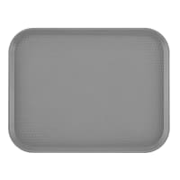 Carlisle Plastic Cafeteria Tray - 13 4/5"L x 10 3/4"W, Gray (CT101423) thumbnail 7