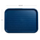 Carlisle Plastic Cafeteria Tray - 16 3/10" L x 12"W, Blue (CT121614) thumbnail 2