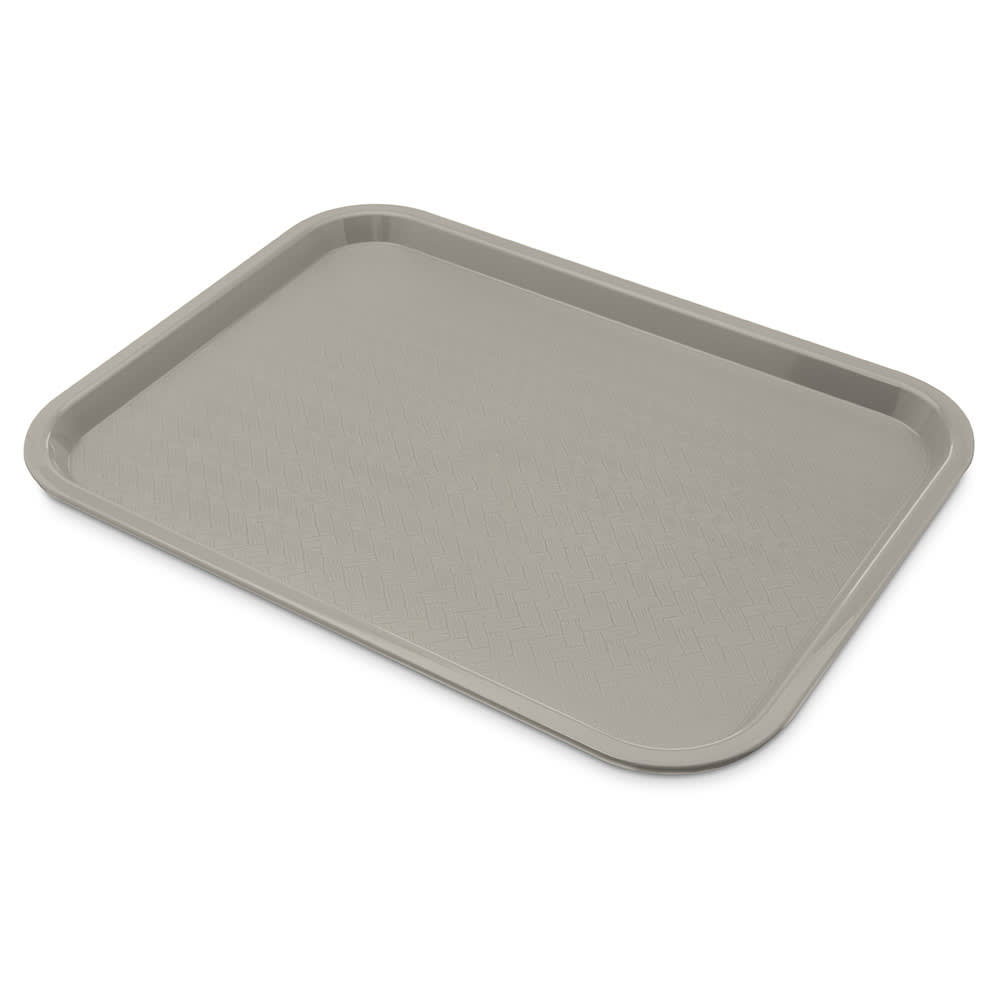 Carlisle Plastic Cafeteria Tray - 16 3/10" L x 12"W, Gray (CT121623)