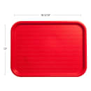 Carlisle Plastic Cafeteria Tray - 16 3/10" L x 12"W, Red (CT121605) thumbnail 2
