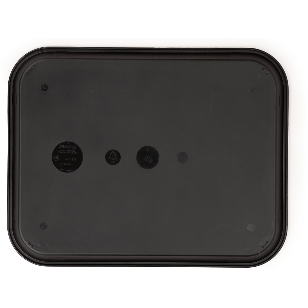 Carlisle Plastic Cafeteria Tray - 17 7/8"L x 14"W, Black (CT1418030)