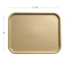 Carlisle Plastic Cafeteria Tray - 17 4/5"L x 14"W, Beige (CT141806) thumbnail 2