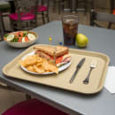 Carlisle Plastic Cafeteria Tray - 17 4/5"L x 14"W, Beige (CT141806) thumbnail 5