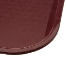 Carlisle Plastic Cafeteria Tray - 17 4/5"L x 14"W, Burgundy (CT141861) thumbnail 4
