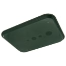 Carlisle Plastic Cafeteria Tray - 17 4/5"L x 14"W, Forest Green (CT141808) thumbnail 3