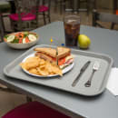 Carlisle Plastic Cafeteria Tray - 17 4/5"L x 14"W, Gray (CT141823) thumbnail 5