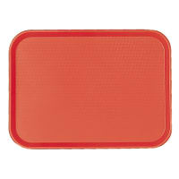 Carlisle Plastic Cafeteria Tray - 17 4/5"L x 14"W, Red (CT141805) thumbnail 6