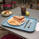 Carlisle Plastic Cafeteria Tray - 17 4/5"L x 14"W, Slate Blue (CT141859) thumbnail 5