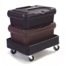 Carlisle Pan Carrier Dolly - 4" Casters, Polyethylene, Black (DL300R03) thumbnail 3