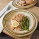 Carlisle 12 1/2" Round Gathering Charger Plate - Melamine, Adobe (GA5501370) thumbnail 5