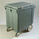 Carlisle 200 lb Cateraide™ Insulated Mobile Ice Caddy - Plastic, Slate (IC222059) thumbnail 2
