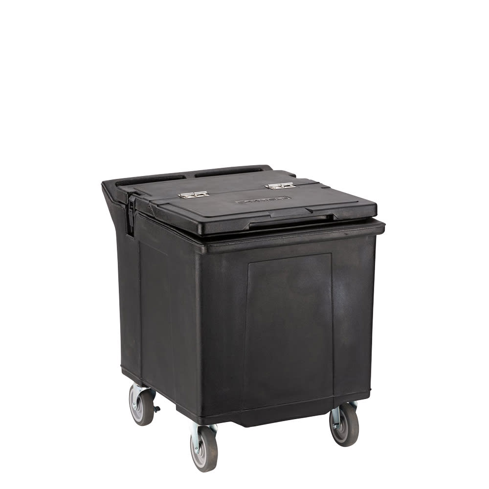 Carlisle 125 lb Cateraide™ Insulated Mobile Ice Caddy - Plastic, Black (IC225003)