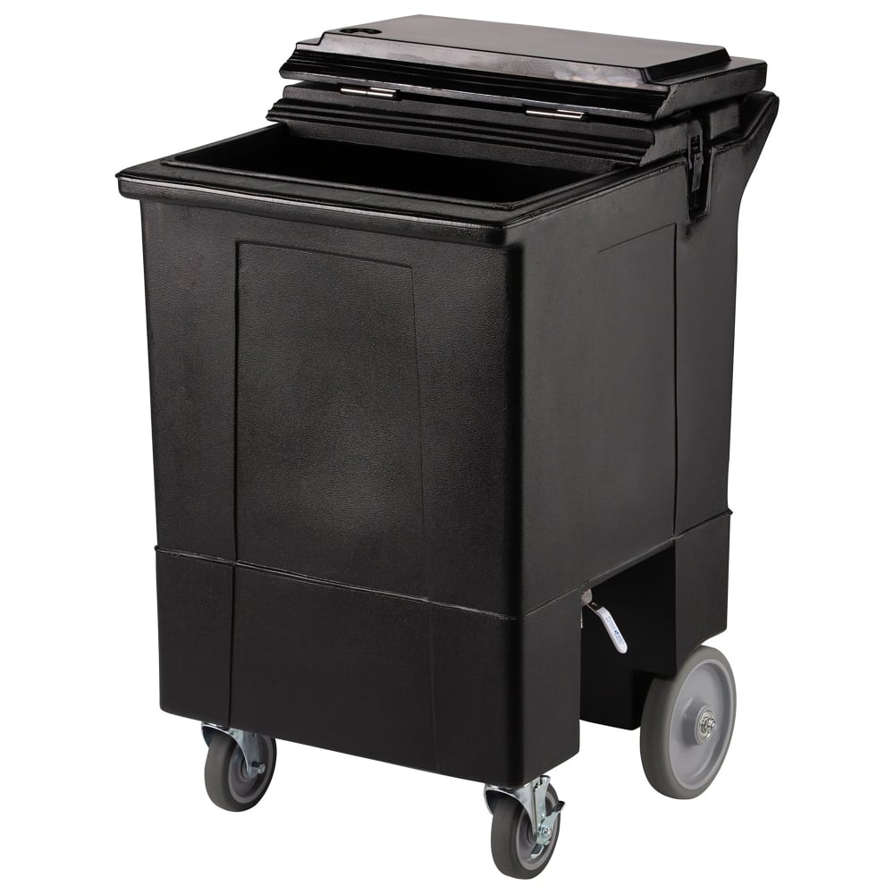 Carlisle 125 lb Cateraide™ Insulated Mobile Ice Caddy - Plastic, Black (IC2250T03)