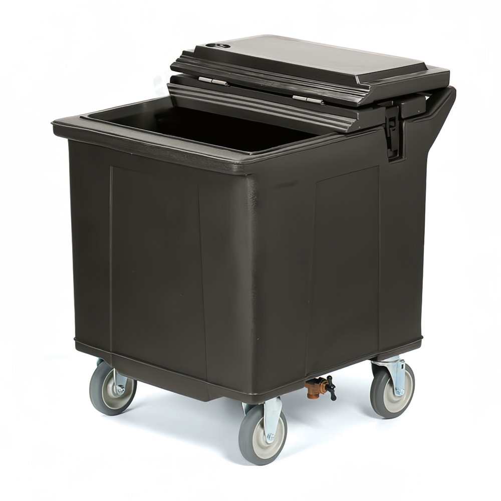 Carlisle 125 lb Cateraide™ Insulated Mobile Ice Caddy - Plastic, Black (IC225403)