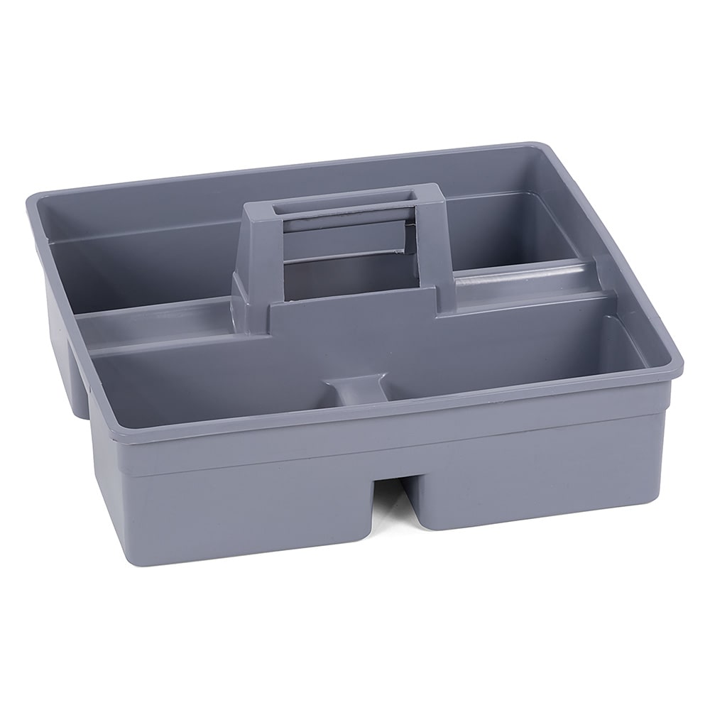 Carlisle Bus Box w/ (3) Compartments - 15" x  13" x 8 1/2", Gray (JC1945CB23)