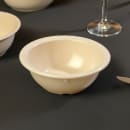 Carlisle 12 1/2 oz Round Melamine Nappie Bowl, Tan (KL11925) thumbnail 2