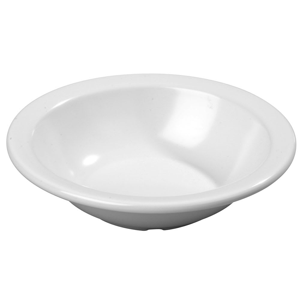 Carlisle 10 oz Round Melamine Grapefruit Bowl, White (KL12102)