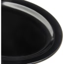 Carlisle 12" x 9" Oval Kingline Platter - Melamine, Black (KL12703) thumbnail 5