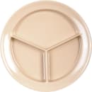 Carlisle 8 3/4" Round Melamine Salad Plate, Tan (KL20325) thumbnail 4