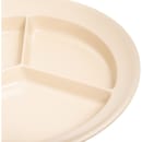 Carlisle 8 3/4" Round Melamine Salad Plate, Tan (KL20325) thumbnail 5