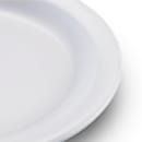 Carlisle 6 1/2" Round Melamine Pie Plate, White (KL20402) thumbnail 3