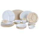 Carlisle 6 1/2" Round Melamine Pie Plate, White (KL20402) thumbnail 8