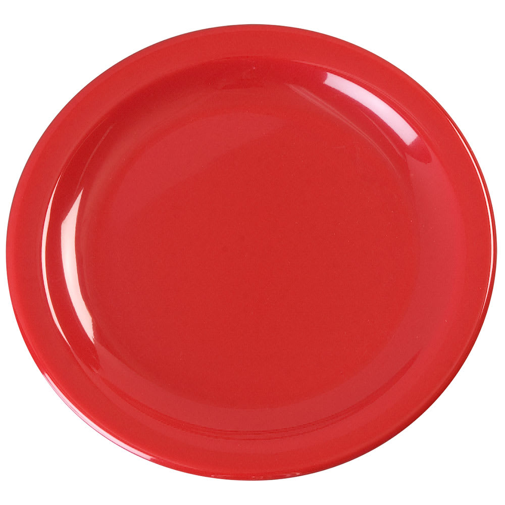 Carlisle 6 1/2" Round Melamine Pie Plate, Red (KL20405)