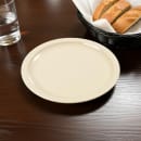 Carlisle 5 1/2" Round Melamine Bread & Butter Plate, Tan (KL20525) thumbnail 2