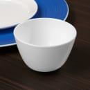 Carlisle 8 oz Round Bouillon Cup - Melamine, White (KL35002) thumbnail 2