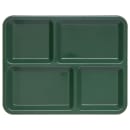 Carlisle Melamine Rectangular Tray w/ (4) Compartments, 11" x 8 1/2", Forest Green (KL44408) thumbnail 2