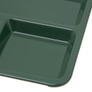 Carlisle Melamine Rectangular Tray w/ (4) Compartments, 11" x 8 1/2", Forest Green (KL44408) thumbnail 3
