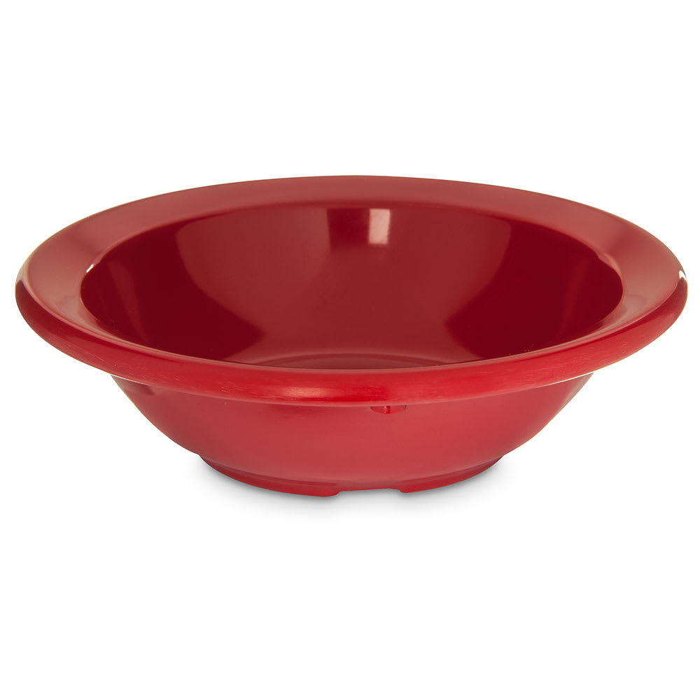 Carlisle 4 3/4 oz Round Melamine Fruit Bowl, Red (KL80505)