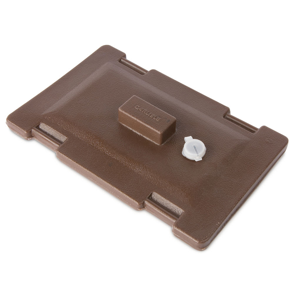 Carlisle Cateraide Lid Assembly - (LD250N/350N/500N) Polyethylene, Brown (LD235LG01)