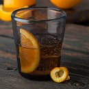 Carlisle 14 oz Double Old Fashioned Glass - Tritan Plastic, Smoke Gray (MIN544018) thumbnail 5