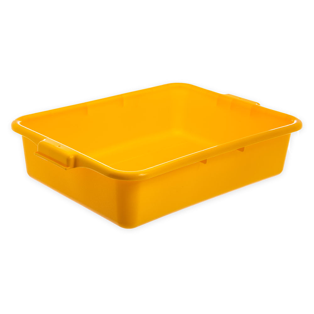Carlisle Comfort Curve™ Bus Box - 20" x 15" x 5", Yellow (N4401004)