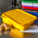 Carlisle Comfort Curve™ Bus Box Lid - 20" x 15" x 1", for N44010 & N44011, Yellow (N4401204) thumbnail 4