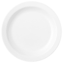 Carlisle 6 1/2" Round Plastic Salad Plate, White (PCD20602) thumbnail 2
