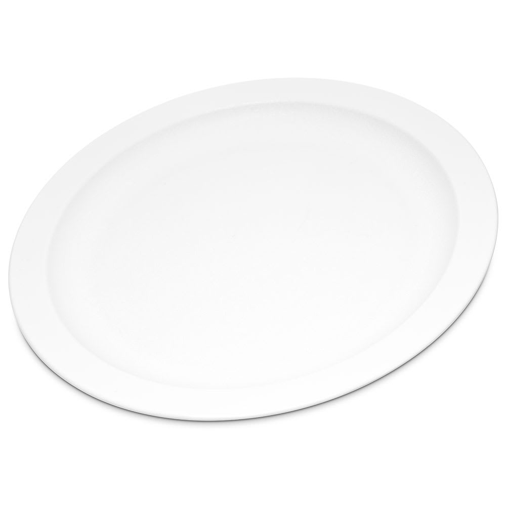Carlisle 9" Round Plastic Dinner Plate, White (PCD20902)