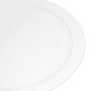 Carlisle 9" Round Plastic Dinner Plate, White (PCD20902) thumbnail 3