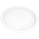 Carlisle 9" Round Plastic Dinner Plate, White (PCD20902) thumbnail 4