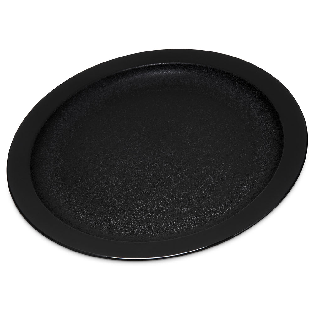 Carlisle 9" Round Plastic Dinner Plate, Black (PCD20903)