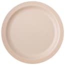 Carlisle 10" Round Plastic Dinner Plate, Tan (PCD21025) thumbnail 2