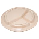 Carlisle 11" Round Plastic Dinner Plate, Tan (PCD21125) thumbnail 4