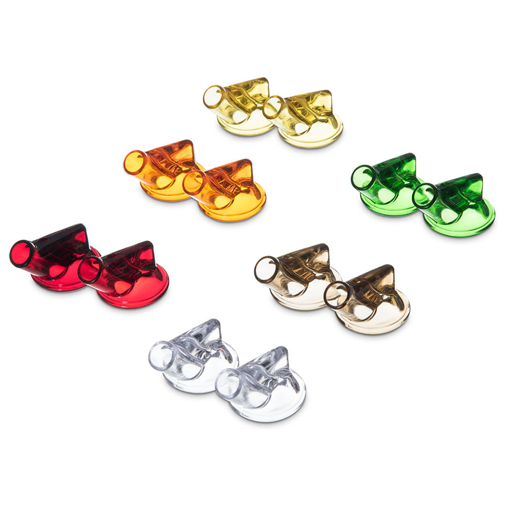 Carlisle Vented Store-N-Pour Spout - Polyethylene, Assorted Colors (PS103AT00)